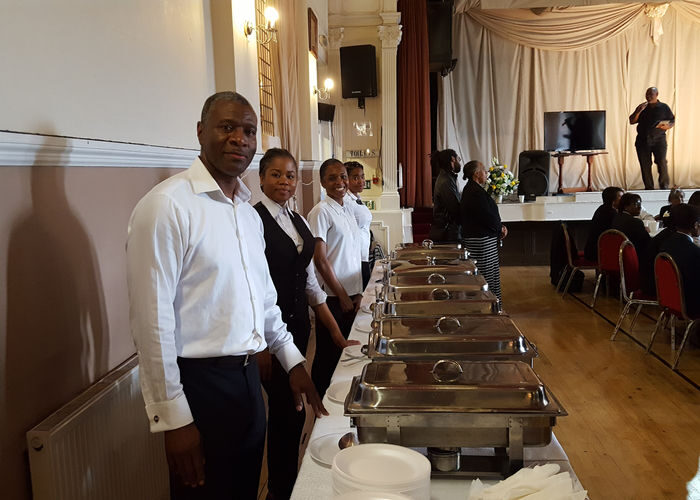 Bickles catering spread