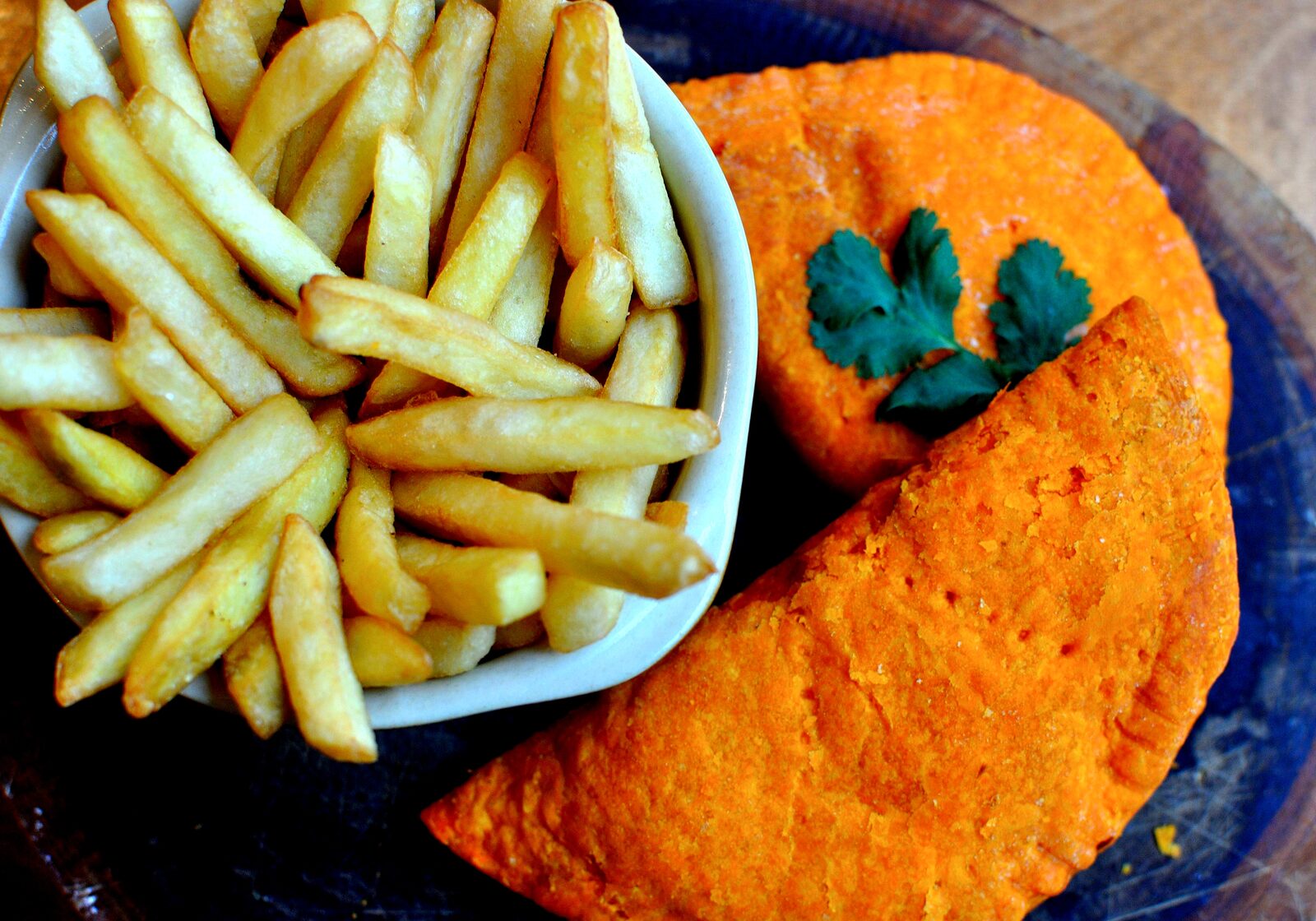 Patties with chips